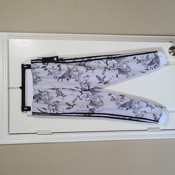 Adidas Youth Floral Graphic Joggers - Picture 3 of 4